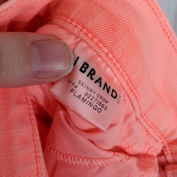 J Brand Skinny Crop Flamingo Mid Rise Jeans Size 28 ~ Casual Twee Streetwear - Picture 11 of 13